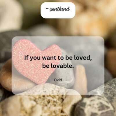 Cultivate lovability.