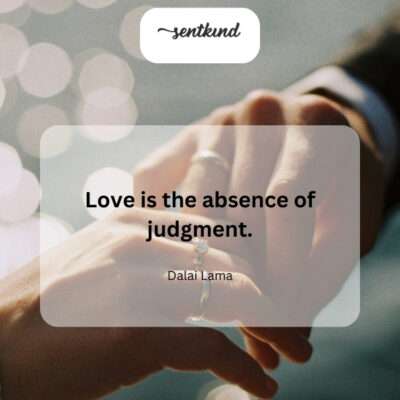 Beyond judgment.