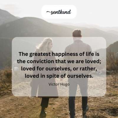 Loved for who you are.
