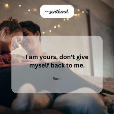 Forever yours.