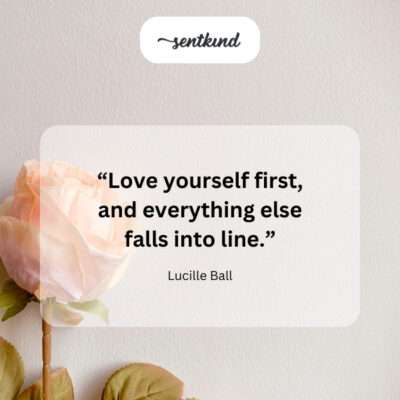 Self-love comes first.