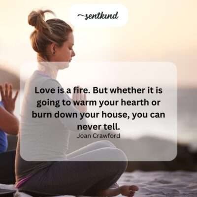 Love's unpredictable nature.