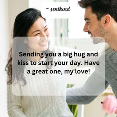 Sending love and hugs your way to brighten your day.