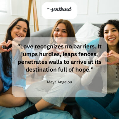 Love relentlessly overcomes any obstacle.
