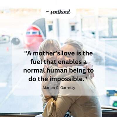 The power of a mother's love.