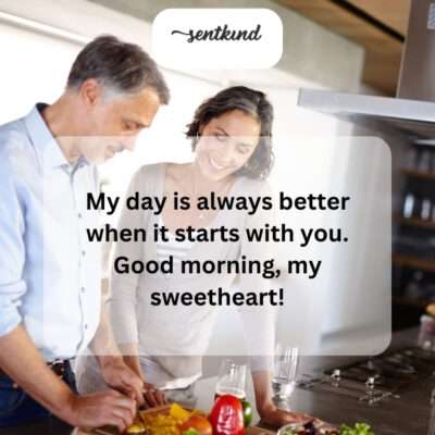 You make every morning brighter.