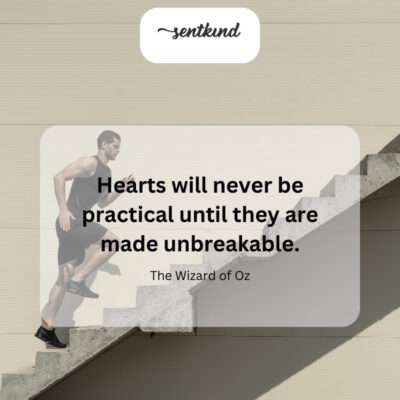 Only when hearts are resilient can they truly serve a purpose.