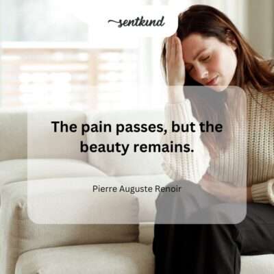 Fading pain, lasting beauty.