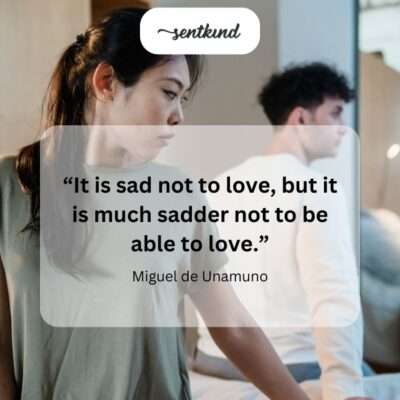 Heart restricted, unable to give love.