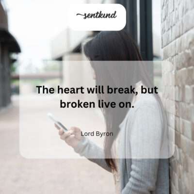 Though grief may shatter, life relentlessly persists.