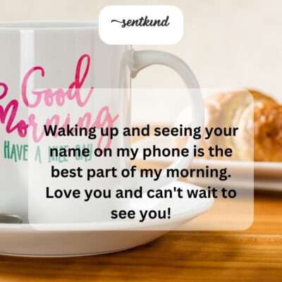 Your message brightens my day.