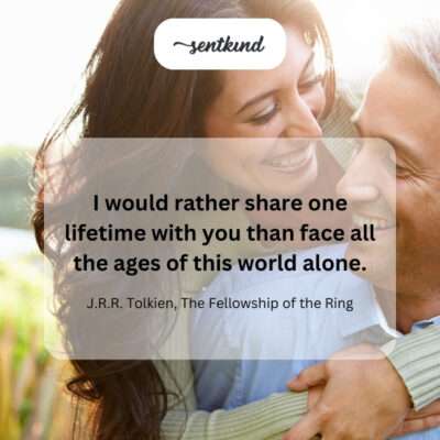 One lifetime with you.