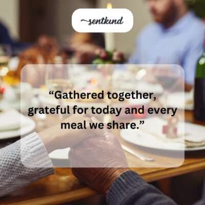 Together and grateful.