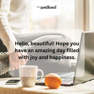 That's such a sweet and uplifting greeting!