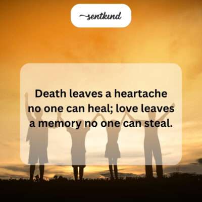 Heartache and lasting love.