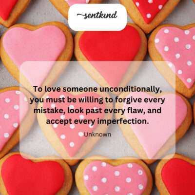 Forgiving and accepting love.