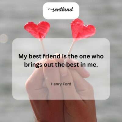 Best friend's influence.