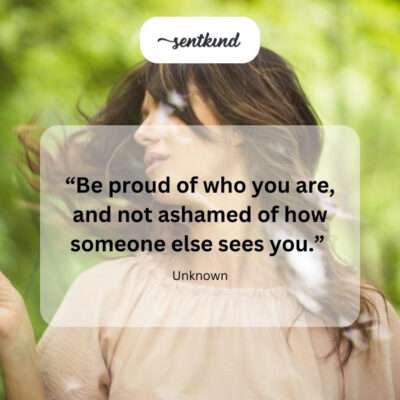 Own your true self.