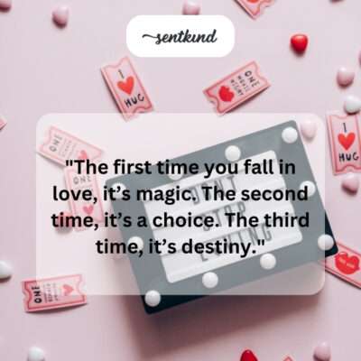 Love's evolution: magic, choice, destiny.