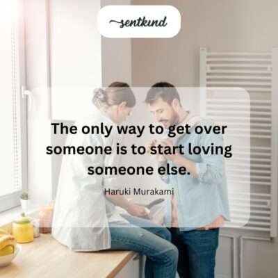 New love heals old wounds.