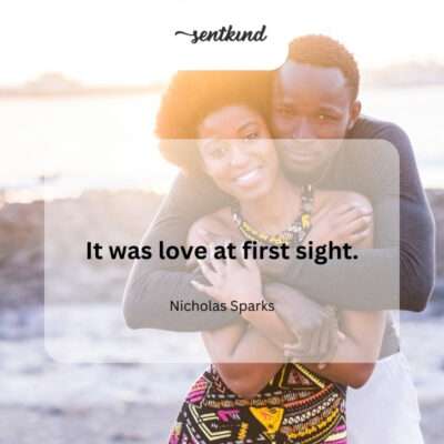 Love at first sight.