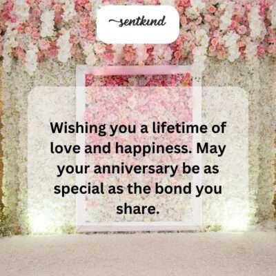 Happy anniversary! May your love continue to shine.