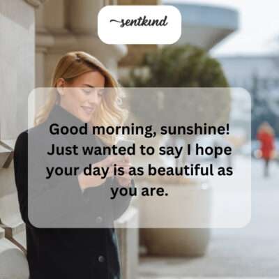 That's such a sweet and uplifting compliment!