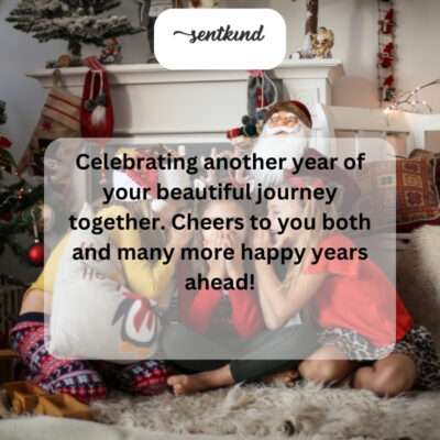 Celebrating another year of your beautiful journey together!