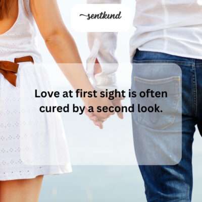 A humorous take on instant attraction.