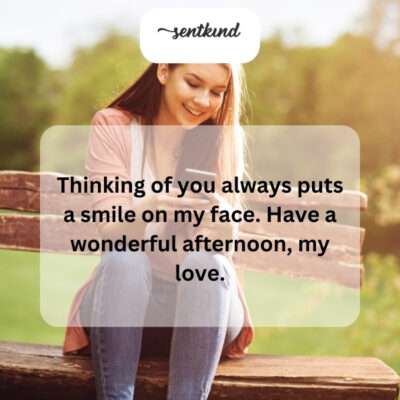 You always brighten my day.