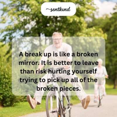 Breakup: broken mirror analogy.