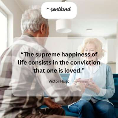 True happiness stems from the unwavering belief of being loved.
