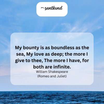 A description of boundless and infinite love.