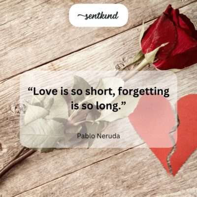 Fleeting love, lasting memory.