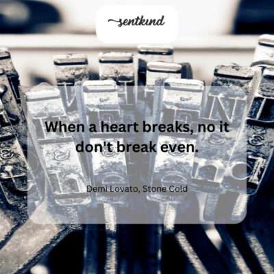 Heartbreak leaves deeper scars than a simple even split.