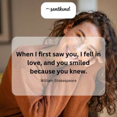 Love at first sight, reciprocated.