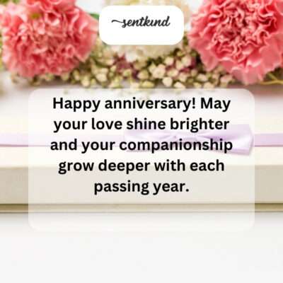 Wishing you many more years of radiant love.