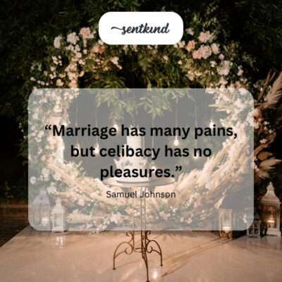 Marriage, despite its difficulties, offers joys that singleness lacks.