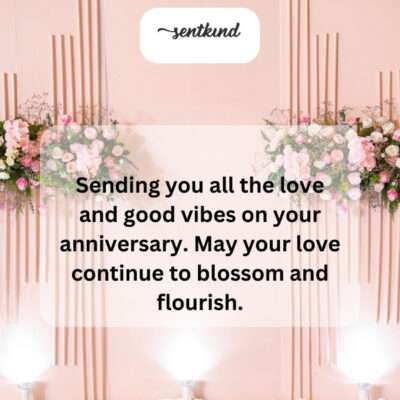 Happy anniversary! Wishing you continued love and happiness.