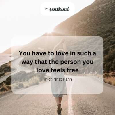 Love with freedom.
