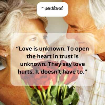 Love's mystery lies in vulnerability; trust opens the door.