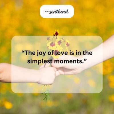 Simple love joy.