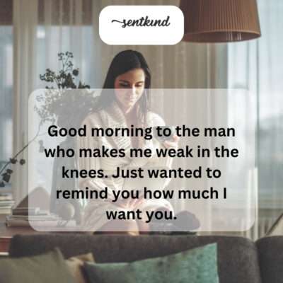 That morning message left her feeling flustered.