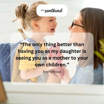 Daughter as mother.