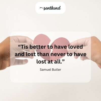Love's experience, despite loss.