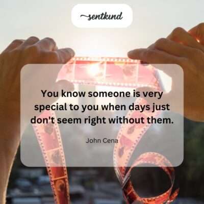 Unsettled days without them.
