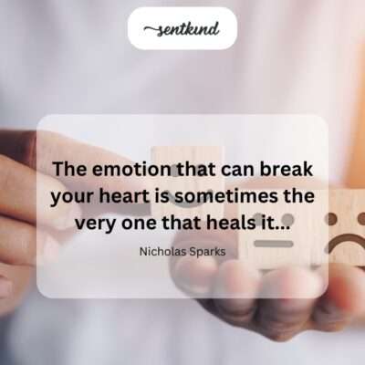 Healing through vulnerable emotions.