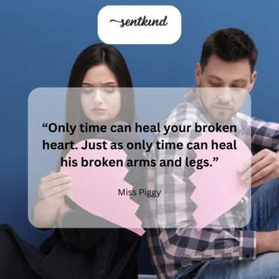 Time mends all wounds, be they of the heart or bone.