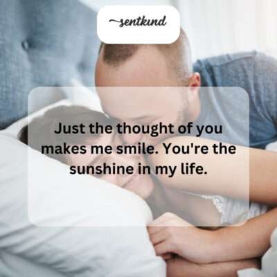 You bring joy to my days.