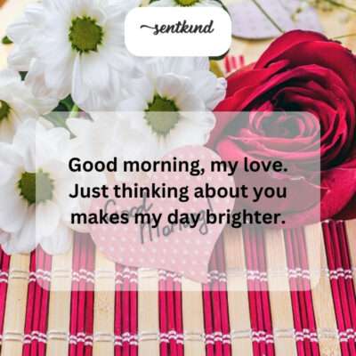 You're my sunshine on a cloudy day.